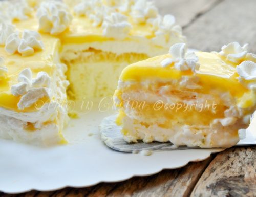 Torta gelato al limone ricetta facile
