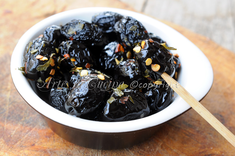 Olive nere infornate ricetta siciliana vickyart arte in cucina