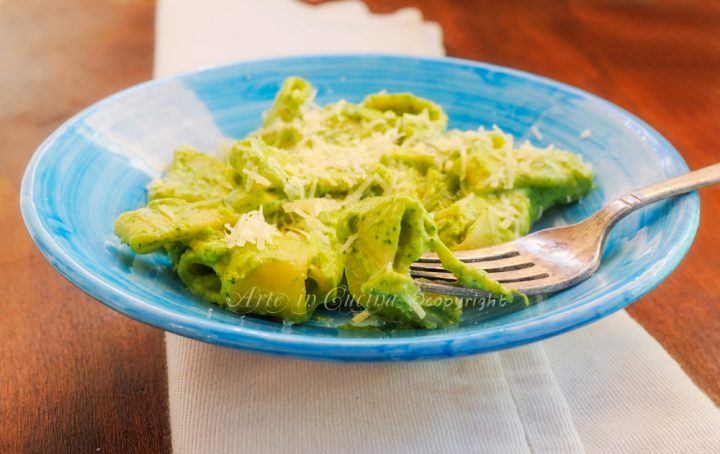 Calamarata con broccoli cremosa ricetta leggera vickyart arte in cucina