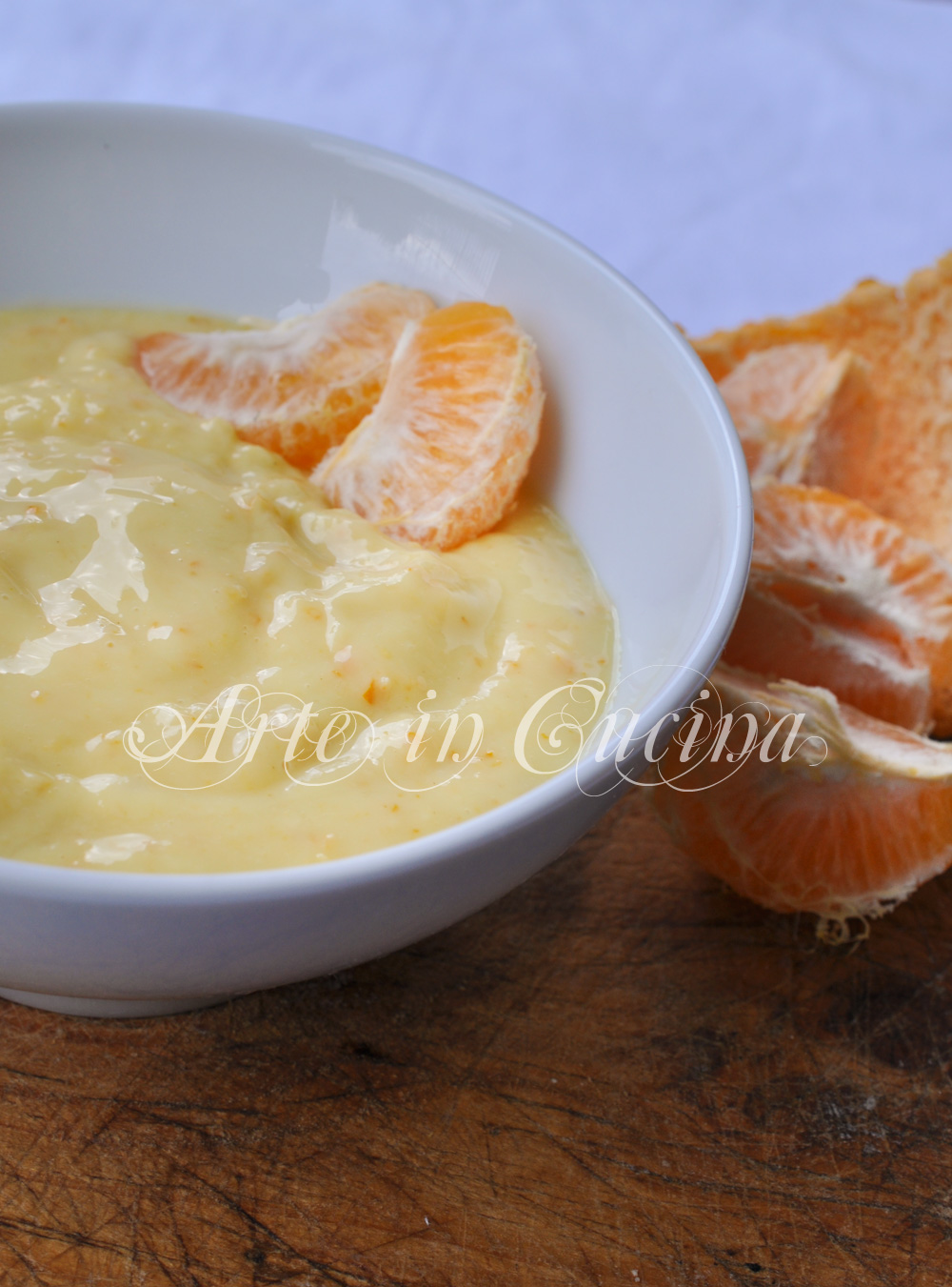 Crema al mandarino con bimby o senza ricetta facile vickyart arte in cucina