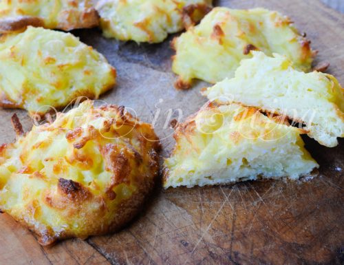 Frittelle patate e formaggi al forno senza burro e olio