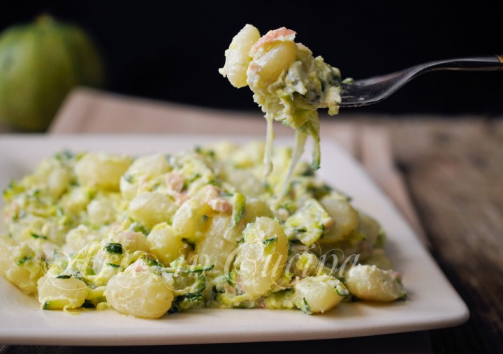 Gnocchi con zucchine e ricotta facili e veloci