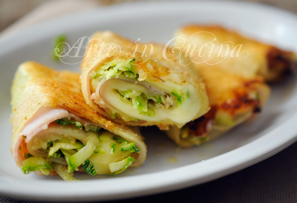 Involtini di lasagna gratinati con zucchine vickyart arte in cucina