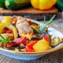 Pollo con verdure gratinate al forno ricetta veloce vickyart arte in cucina