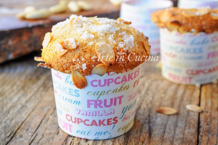 Muffin alle mandorle senza uova e burro vickyart arte in cucina