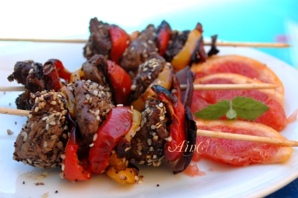Spiedini di carne e peperoni ricetta facile