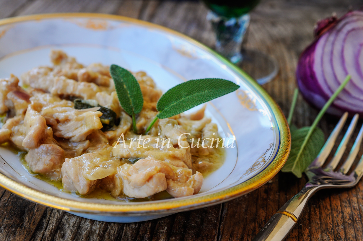 Pollo con cipolle e vino bianco ricetta facile vickyart arte in cucina