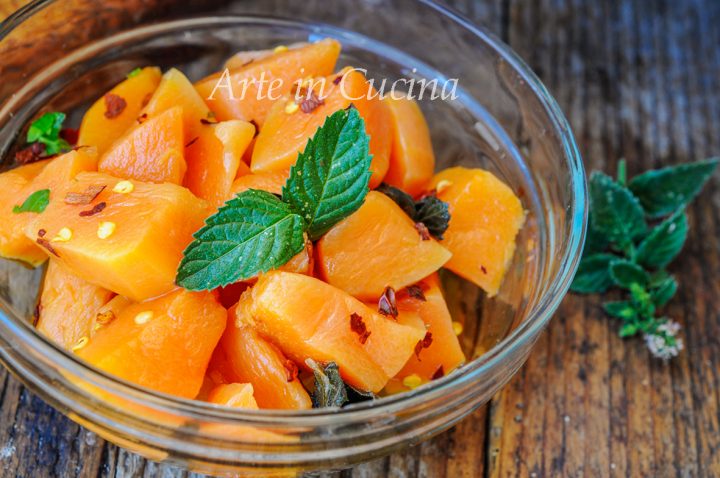 Zucca alla scapece ricetta facile e veloce vickyart arte in cucina