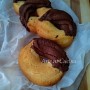 Ciambelline montate biscotti bicolori veloci vickyart arte in cucina