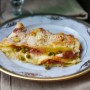 Lasagne con piselli e prosciutto al forno vickyart arte in cucina