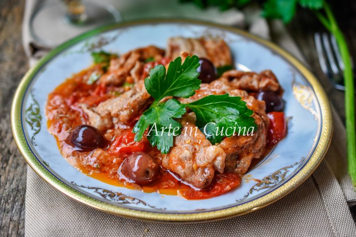 Straccetti di vitello olive e capperi veloci vickyart arte in cucina