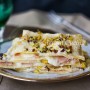 Lasagne mortadella e pistacchi in bianco vickyart arte in cucina