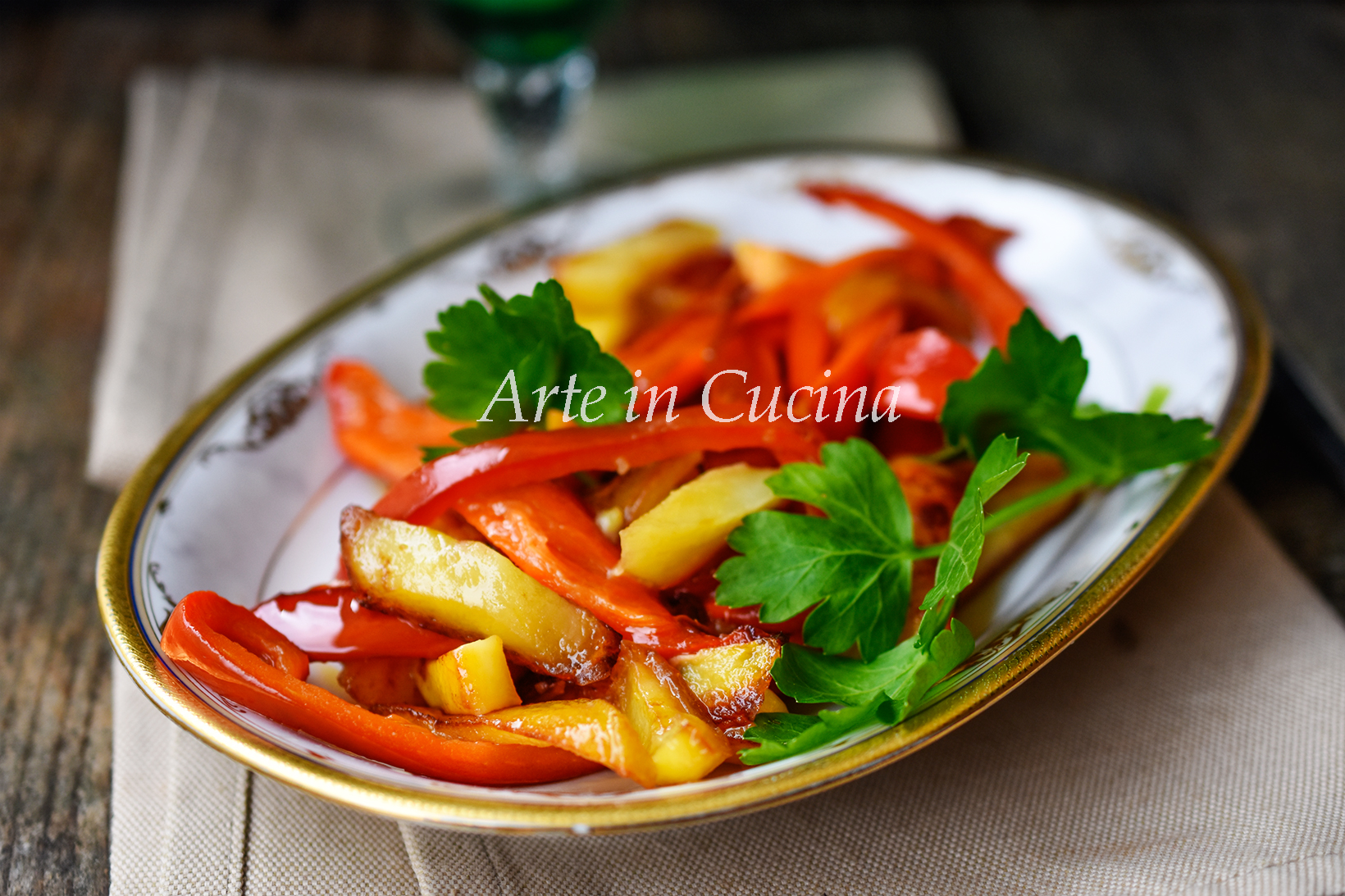 Peperoni e patate in padella veloci vickyart arte in cucina