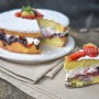 Torta panna fragole e marmellata 10 minuti vickyart arte in cucina