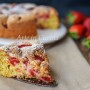 Torta morbida fragole e amaretti veloce vickyart arte in cucina