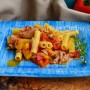 Pasta con peperoni e tonno veloce primo piatto facile vickyart arte in cucina