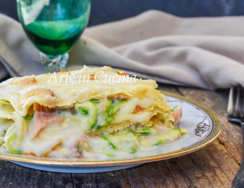 Lasagne zucchine e salmone ricetta veloce