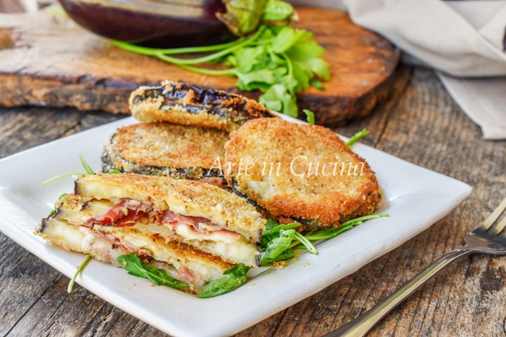 Cordon bleu di melanzane speck e provola