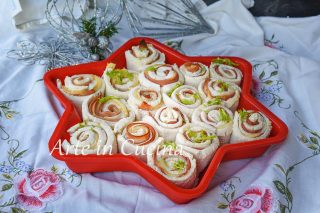Stella di Natale con pancarrè antipasto veloce