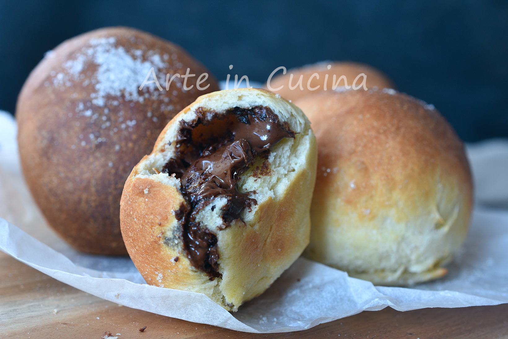 Brioche morbide con nutella facili