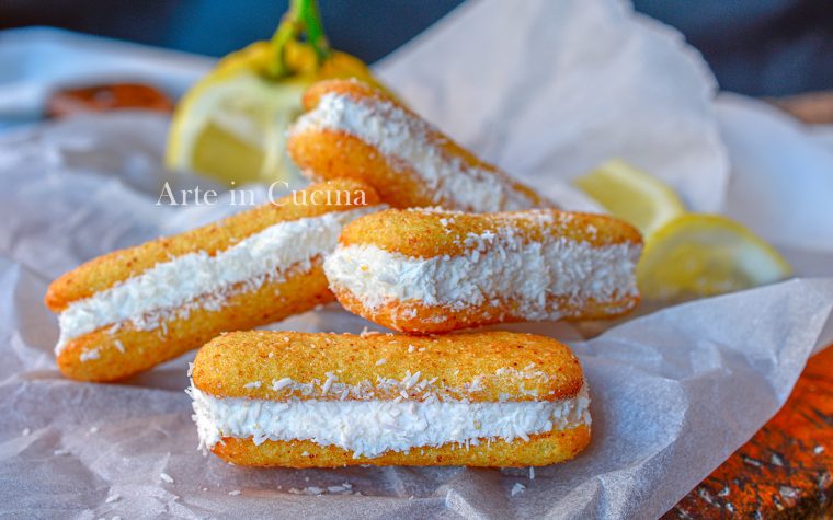 Pavesini al limone e cocco in 5 minuti