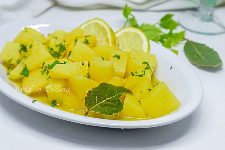 Patate alla greca con limone contorno veloce