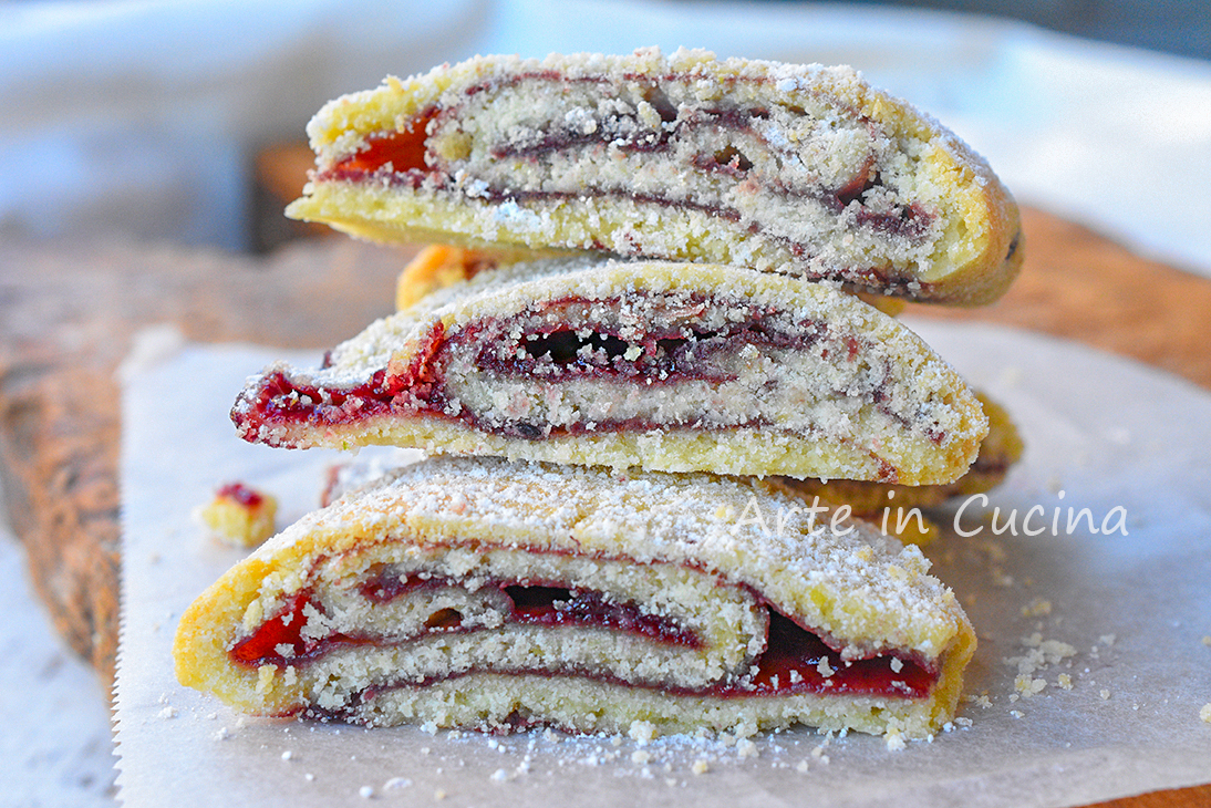 Rotolini Di Frolla Alla Marmellata Veloci Senza Lievito