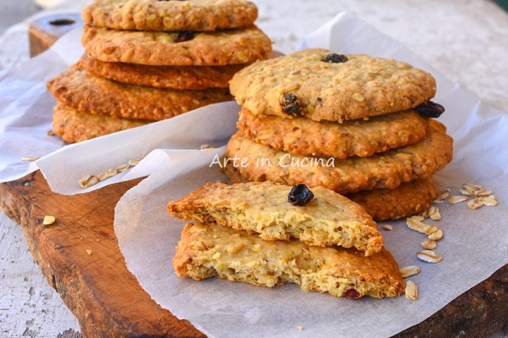 Biscotti ai cereali senza uova veloci