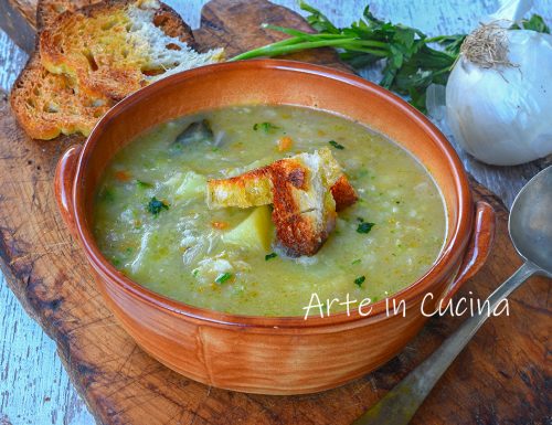 Zuppa di cipolle e patate