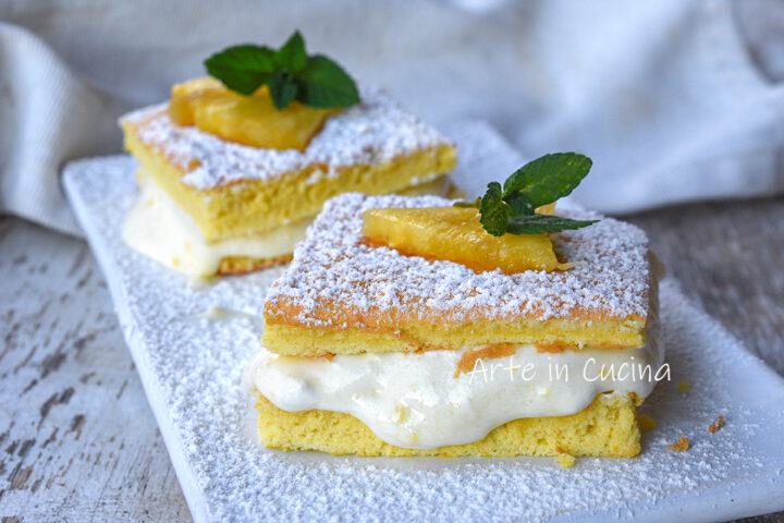 Tortine ananas e crema diplomatica