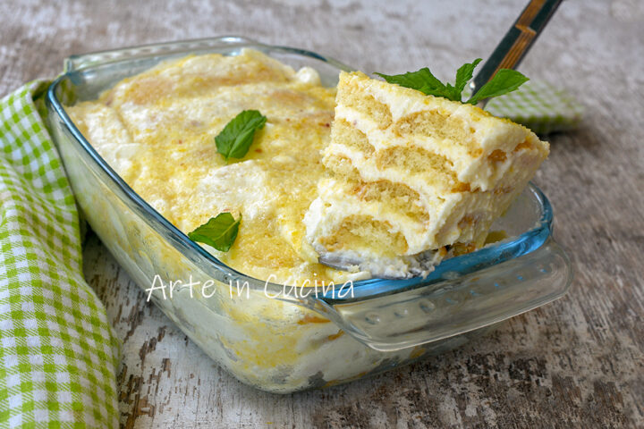 Torta tiramisù paradiso al limone e cocco