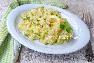 Risotto limone e zucchine anche bimby tm6