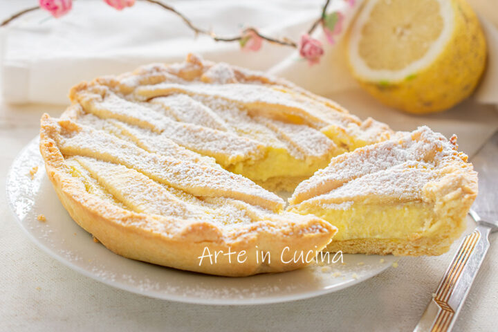 Crostata babbaiola napoletana al limone