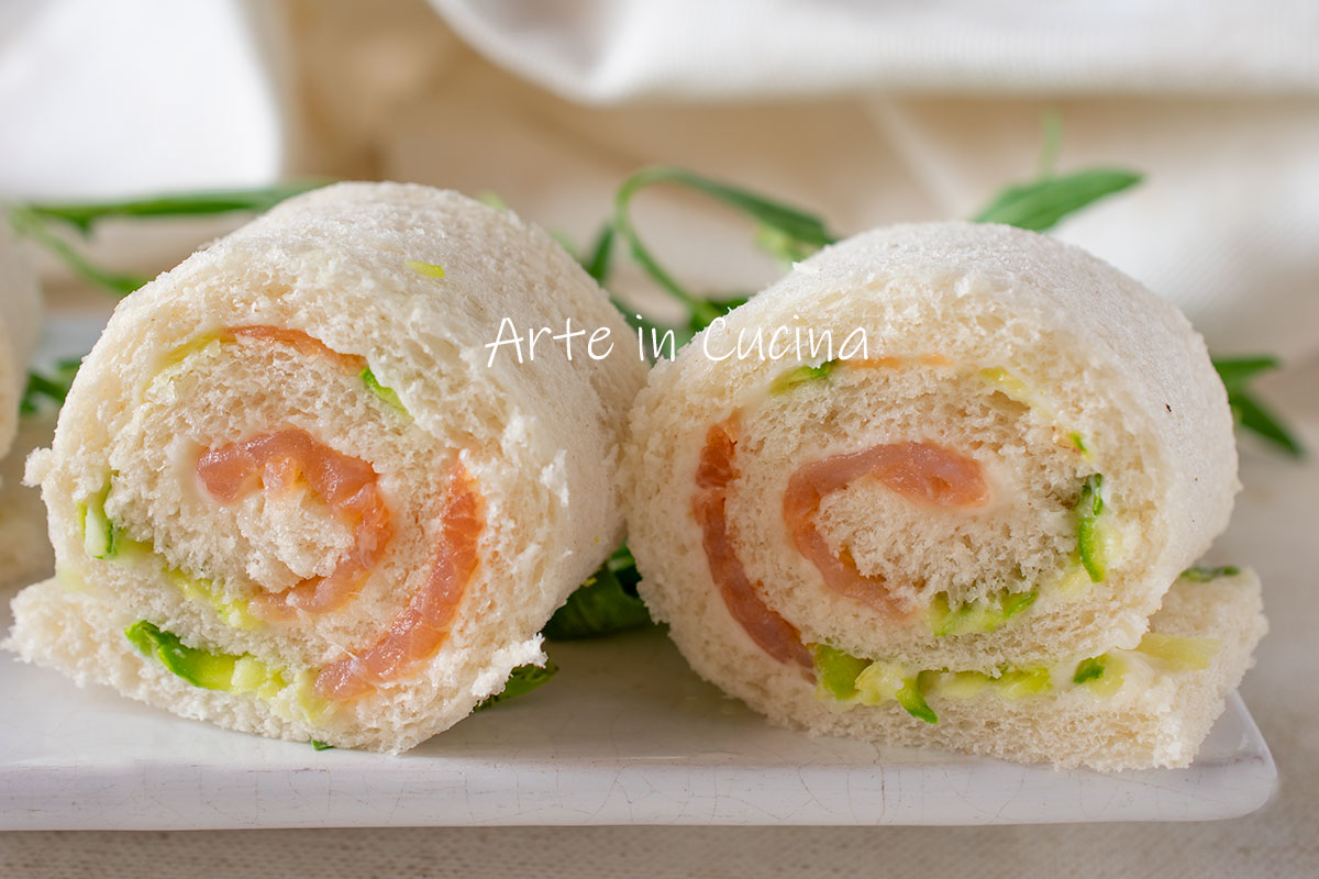 antipasti semplici con il salmone