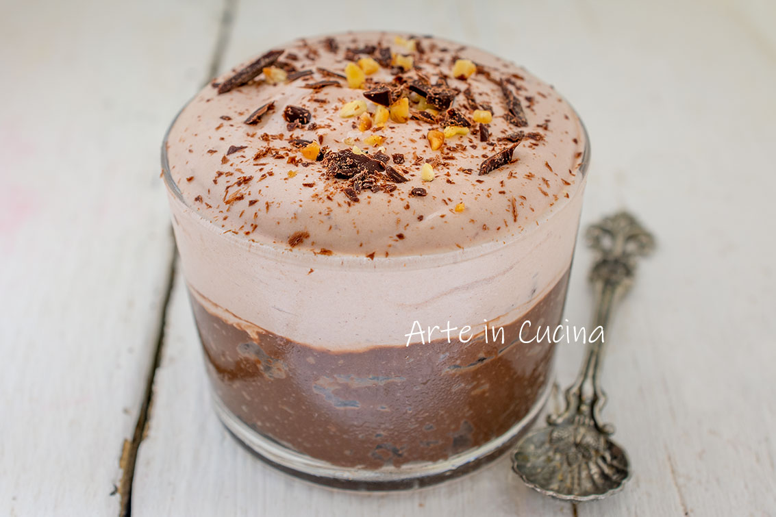 MOUSSE CIOCCOLATO E NOCCIOLE Dolce Al Cucchiaio