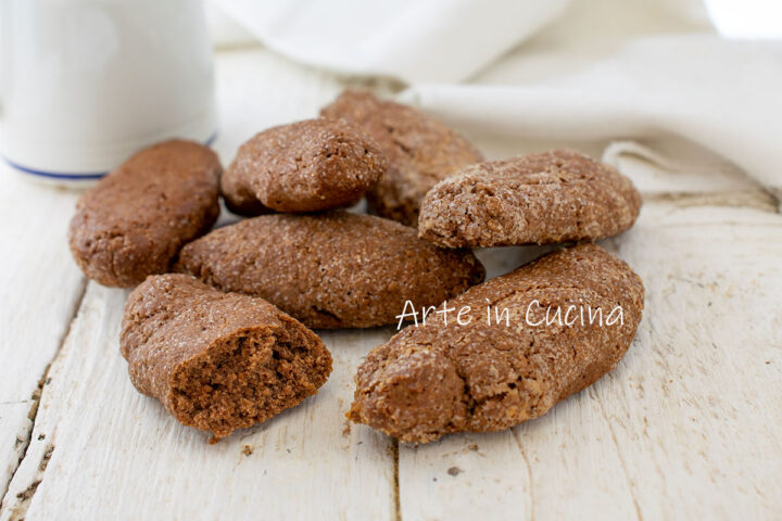Biscotti al cacao senza burro