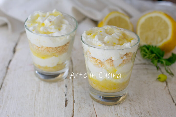 Coppette di tiramisù al limone
