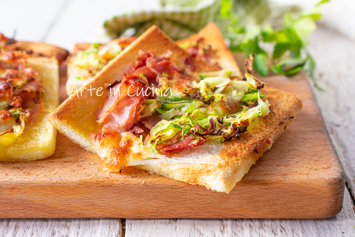 PIZZA DI PANCARRè CON PROSCIUTTO E ZUCCHINE veloce