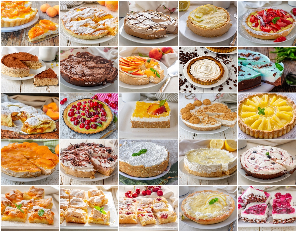Crostate estive raccolta di ricette