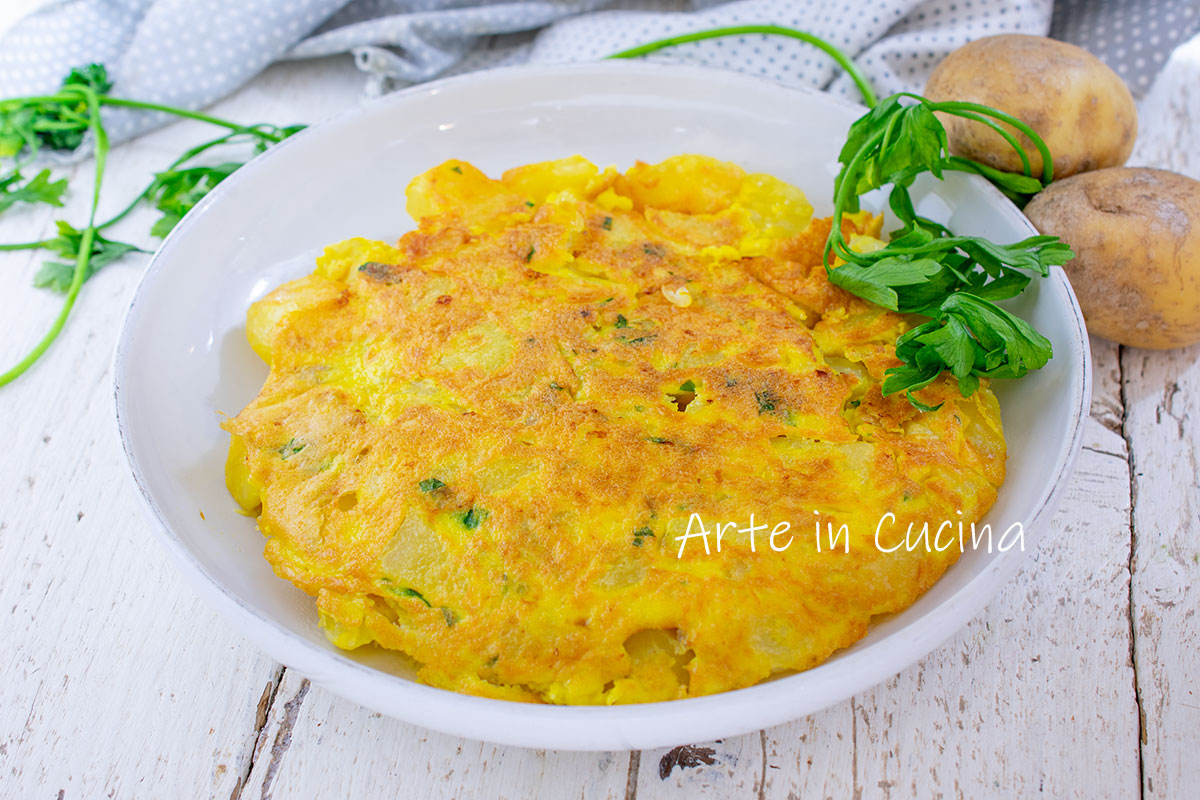 frittata di patate e uova