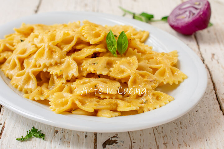 Pasta al pesto di zucca