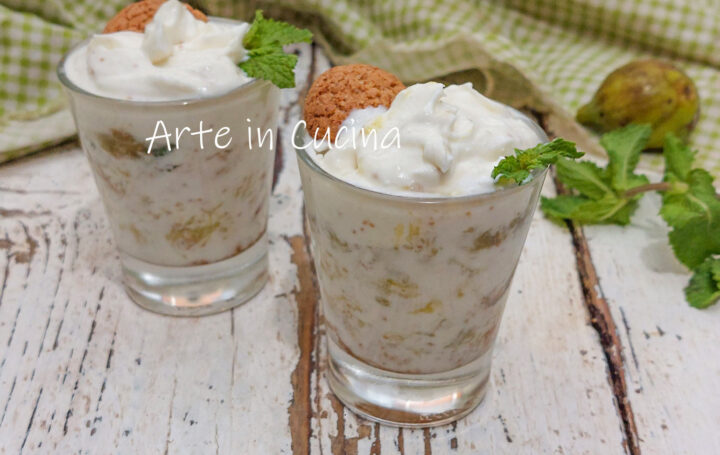 MOUSSE FICHI e AMARETTI al cucchiaio
