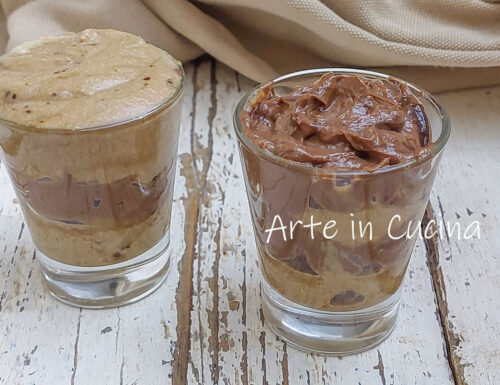 MOUSSE di RICOTTA cioccolato e caffè