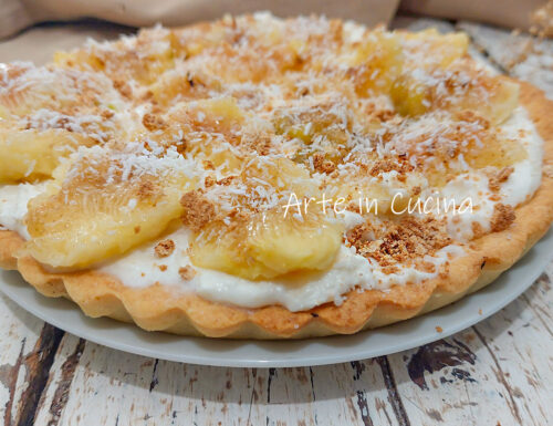 CROSTATA CREMA al cocco e FICHI