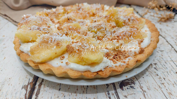 CROSTATA CREMA al cocco e FICHI