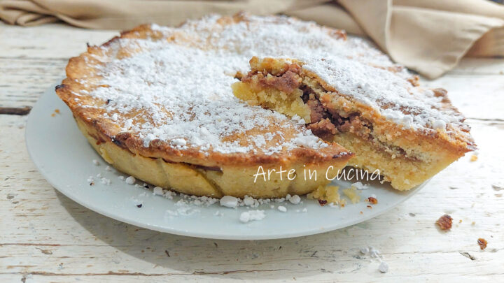 CROSTATA di NOCCIOLE nutella e ricotta
