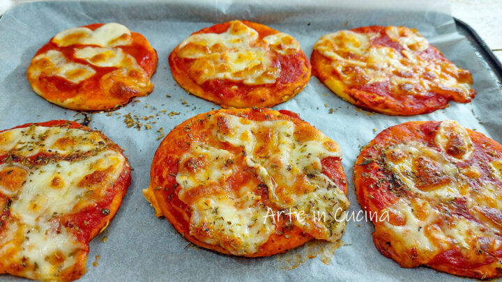 PIZZETTE ROSSE VELOCI senza lievitazione