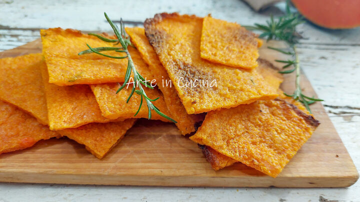 SCHIACCIATA di ZUCCA CROCCANTE al rosmarino