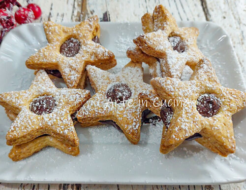 STELLINE di FROLLA alla NUTELLA