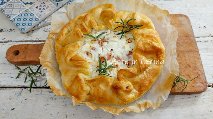 TORTA SALATA PANCETTA PATATE e RICOTTA